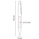 SH 2200 G - BOLÍGRAFO USB 8 GB NEUSS (GRIS METALICO / METAL / PLASTICO) - Imagen 5