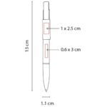 SH 2490 G - BOLÍGRAFO USB 8 GB ROOT GRIS (GRIS / ALUMINIO / RUBBER) - Imagen 5