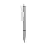SH 2490 G - BOLÍGRAFO USB 8 GB ROOT GRIS (GRIS / ALUMINIO / RUBBER) - Imagen 3