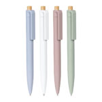 SH 3050 B - BOLÍGRAFO WENYU BLANCO (BLANCO / PLASTICO / BAMBU) - Imagen 5