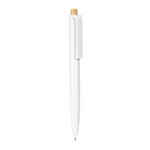SH 3050 B - BOLÍGRAFO WENYU BLANCO (BLANCO / PLASTICO / BAMBU)