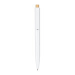 SH 3050 B - BOLÍGRAFO WENYU BLANCO (BLANCO / PLASTICO / BAMBU) - Imagen 2