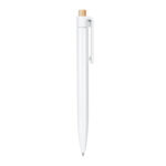 SH 3050 B - BOLÍGRAFO WENYU BLANCO (BLANCO / PLASTICO / BAMBU) - Imagen 3