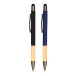 SH 4500 A - BOLÍGRAFO BAO AZUL (AZUL / ALUMINIO / BAMBU) - Imagen 4