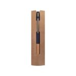 SH 4500 A - BOLÍGRAFO BAO AZUL (AZUL / ALUMINIO / BAMBU) - Imagen 2