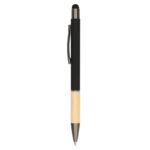 SH 4500 N - BOLÍGRAFO BAO NEGRO (NEGRO / ALUMINIO / BAMBU)