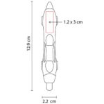 SH 8000 S - BOLÍGRAFO CAR (PLATA MATE / PLASTICO) - Imagen 5