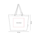 SIN 008 BE - BOLSA ZEDER BEIGE (BEIGE / ALGODON RECICLADO) - Imagen 5