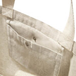 SIN 008 BE - BOLSA ZEDER BEIGE (BEIGE / ALGODON RECICLADO) - Imagen 3