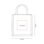 SIN 015 BE - BOLSA MINI BOIS (BEIGE / YUTE) - Imagen 5