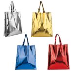 SIN 047 D - BOLSA CARNAVAL DORADO (AMARILLO METALICO / NON WOVEN METALIZADO) - Imagen 4