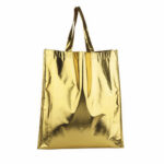 SIN 047 D - BOLSA CARNAVAL DORADO (AMARILLO METALICO / NON WOVEN METALIZADO)