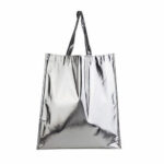SIN 047 S - BOLSA CARNAVAL PLATA (PLATA / NON WOVEN METALIZADO)