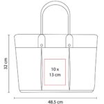 SIN 055 R - BOLSA LENA ROJO (ROJO / 100% ALGODON) - Imagen 2