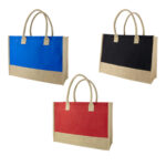 SIN 062 R - BOLSA TORBA ROJO (ROJO / YUTE) - Imagen 4