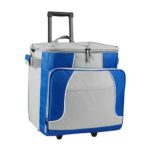 SIN 063 A - HIELERA TROLLEY OSLO AZUL (AZUL / POLIESTER)