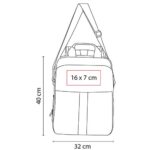 SIN 069 N - MOCHILA-PORTAFOLIO KRONBERG (NEGRO / POLIESTER) - Imagen 9