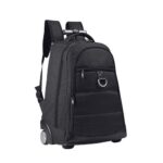 SIN 076 N - MOCHILA TROLLEY KRONBERG NEGRO (NEGRO / POLIESTER)