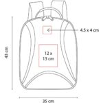 SIN 084 N - MOCHILA YANGZY (NEGRO / POLIESTER / POLIURETANO) - Imagen 4