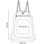SIN 102 N - BOLSA-MOCHILA SUNET NEGRO (NEGRO / POLIESTER) - Imagen 2