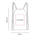 SIN 103 O - BOLSA-MOCHILA MAZY NARANJA (NARANJA / POLIESTER) - Imagen 3