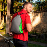 SIN 103 V - BOLSA-MOCHILA MAZY VERDE (VERDE / POLIESTER) - Imagen 2