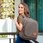 SIN 108 G - MOCHILA TIKAL GRIS (GRIS / CANVAS) - Imagen 3