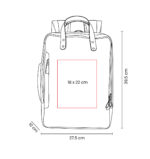 SIN 115 C - MOCHILA-PORTAFOLIO DARO (CAFE / POLIESTER) - Imagen 9