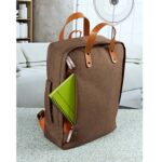 SIN 115 C - MOCHILA-PORTAFOLIO DARO (CAFE / POLIESTER) - Imagen 5