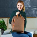 SIN 115 C - MOCHILA-PORTAFOLIO DARO (CAFE / POLIESTER) - Imagen 8