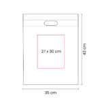 SIN 131 B - BOLSA CIMBOA BLANCO (BLANCO / NON WOVEN) - Imagen 2