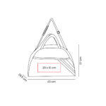 SIN 132 R - MALETA LYRA ROJO (ROJO / POLIESTER / MALLA) - Imagen 2