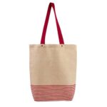 SIN 138 R - BOLSA MEZZOLA ROJO (ROJO / YUTE / ALGODON)