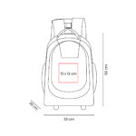 SIN 143 N - MOCHILA TROLLEY POLUX (GRIS / POLIESTER) - Imagen 9
