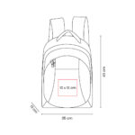 SIN 159 N - MOCHILA CAMBRIDGE NEGRO (NEGRO / POLIESTER) - Imagen 3