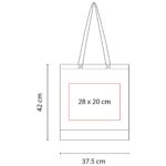 SIN 163 BE - BOLSA LASH (BEIGE / CANVAS / YUTE) - Imagen 2