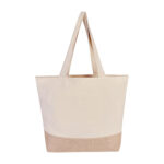 SIN 192 BE - BOLSA CODEINE (BEIGE / ALGODON / YUTE)