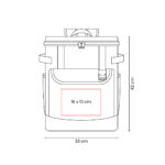 SIN 194 G - HIELERA-MOCHILA SEDANA (GRIS / POLIESTER EXTERIOR / PVC INTERIOR) - Imagen 6