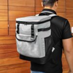 SIN 194 G - HIELERA-MOCHILA SEDANA (GRIS / POLIESTER EXTERIOR / PVC INTERIOR) - Imagen 4