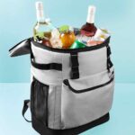 SIN 194 G - HIELERA-MOCHILA SEDANA (GRIS / POLIESTER EXTERIOR / PVC INTERIOR) - Imagen 5