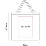 SIN 210 A - BOLSA COTTON SLIM AZUL (AZUL / ALGODON) - Imagen 3