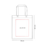 SIN 212 N - BOLSA ABBA NEGRO (NEGRO / NON WOVEN) - Imagen 2