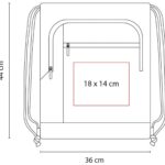 SIN 217 G - BOLSA-MOCHILA IZELA (GRIS / POLIESTER / PVC) - Imagen 4
