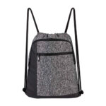 SIN 217 G - BOLSA-MOCHILA IZELA (GRIS / POLIESTER / PVC)
