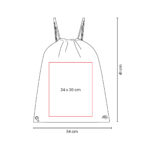 SIN 219 T - BOLSA-MOCHILA PASTRANA TINTO (TINTO / NON WOVEN) - Imagen 2