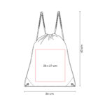 SIN 227 N - BOLSA-MOCHILA OSUNA NEGRO (NEGRO / POLIESTER) - Imagen 2