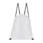 SIN 227 B - BOLSA-MOCHILA OSUNA BLANCO (BLANCO / POLIESTER)