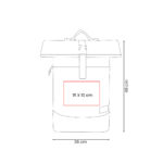 SIN 228 P - MOCHILA FLAP ROSA (ROSA / POLIURETANO / POLIESTER) - Imagen 3