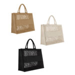SIN 237 H - BOLSA ANTONELA HUESO (HUESO / YUTE / ALGODON) - Imagen 5