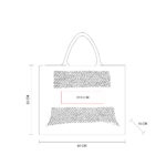SIN 237 H - BOLSA ANTONELA HUESO (HUESO / YUTE / ALGODON) - Imagen 4